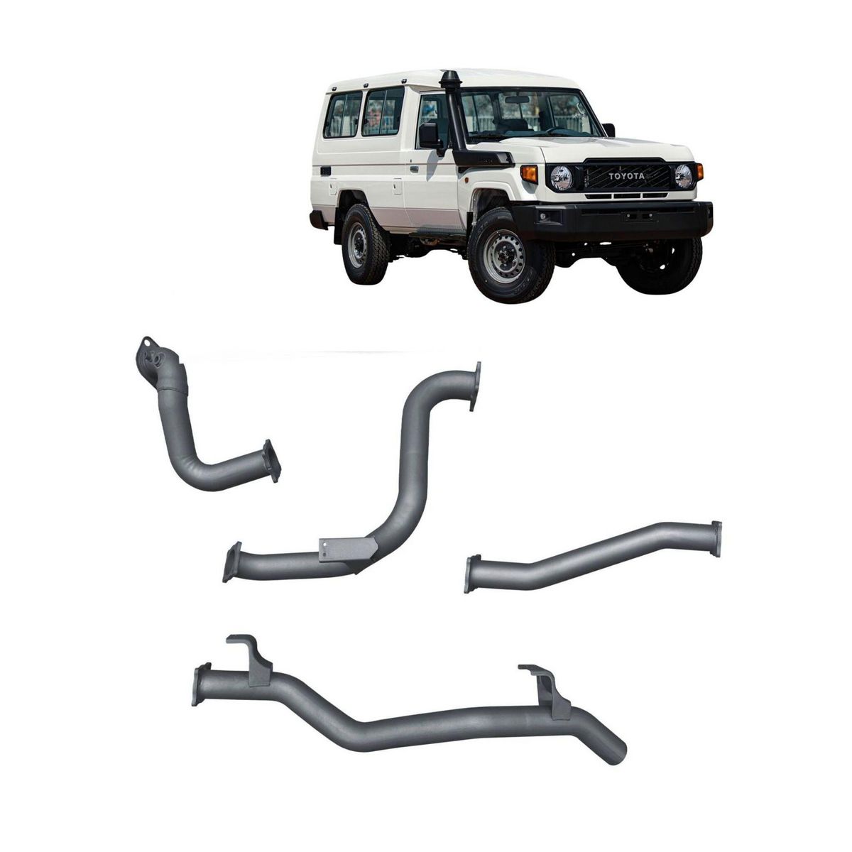 Redback Extreme Duty Exhaust 3in DPF Back (No Cat & No Muffler/Pipe Only) TLX442800-PO