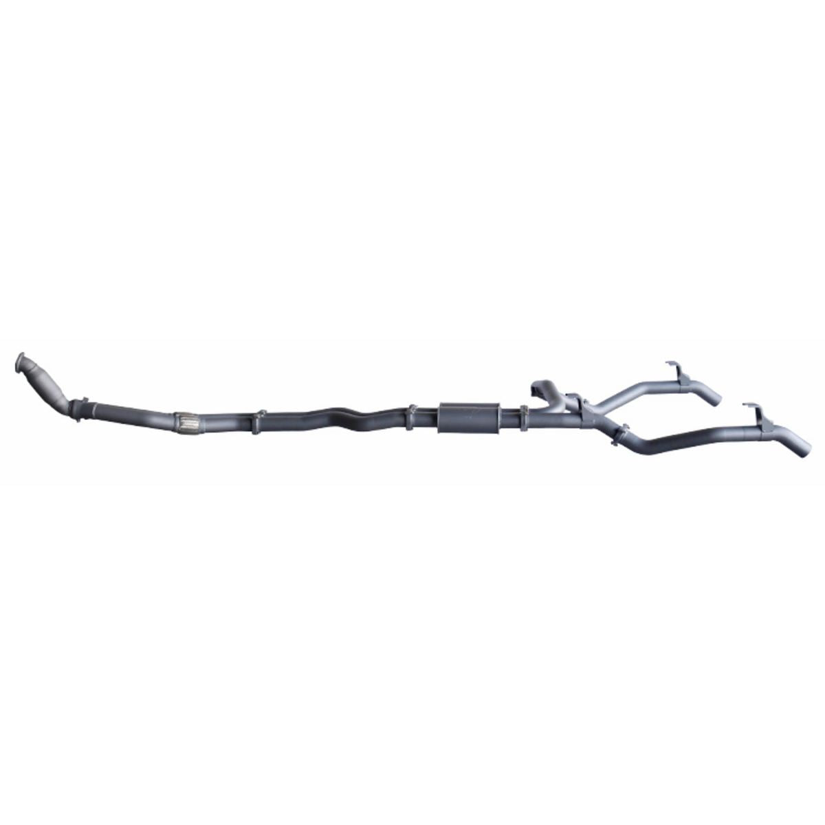 Redback Extreme Duty Exhaust  3in Twin Turbo Back (With Cat & Resonator)&nbsp; TLX47500-CR