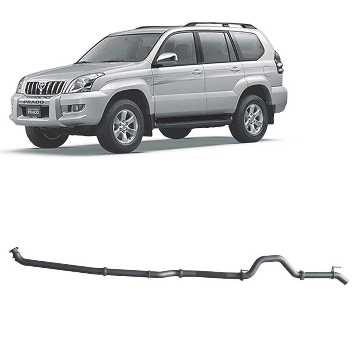 Redback Extreme Duty Exhaust 3in Dump Pipe Back (No Cat & No Muffler/Pipe Only) TPX43400-PO