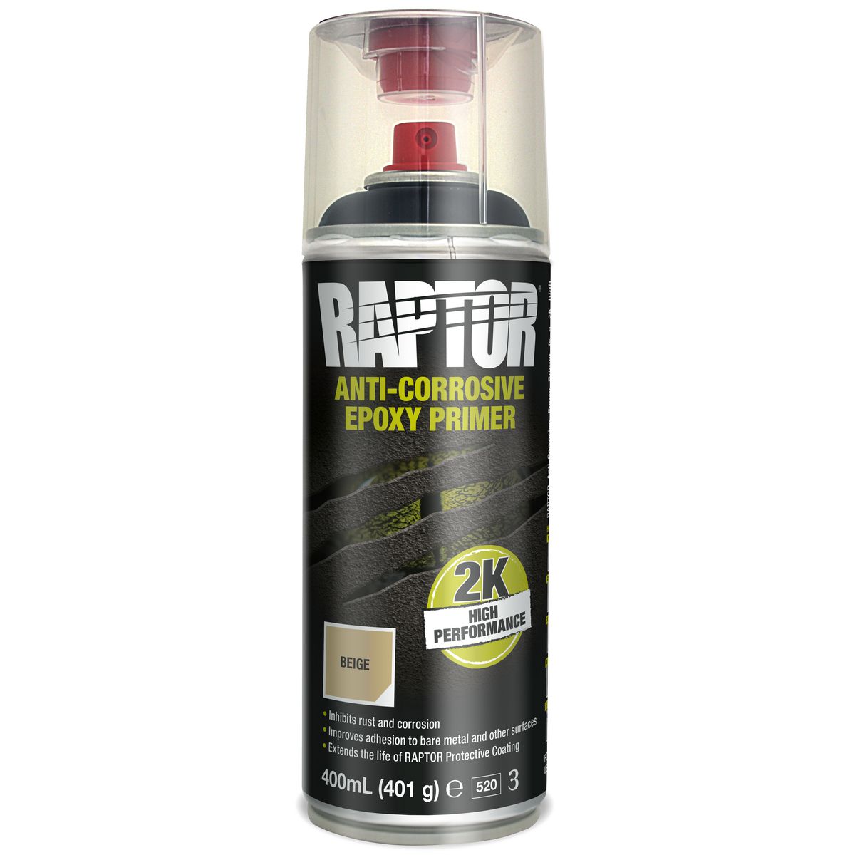 Raptor 2K Anti-Corrosive Epoxy Primer Aerosol 400ML REP/AL
