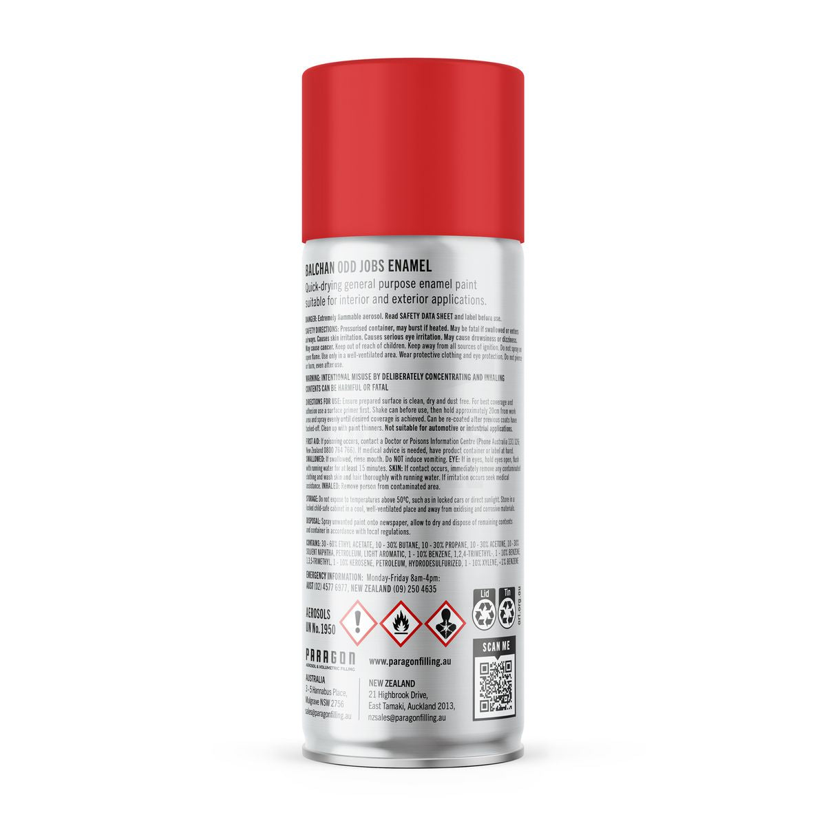 Balchan Odd Jobs Gloss Red BOJ101012