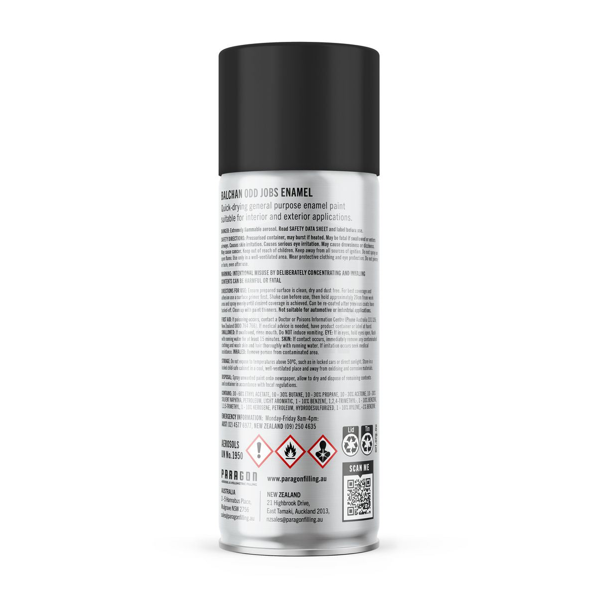 Balchan Odd Jobs Gloss Black BOJ101014