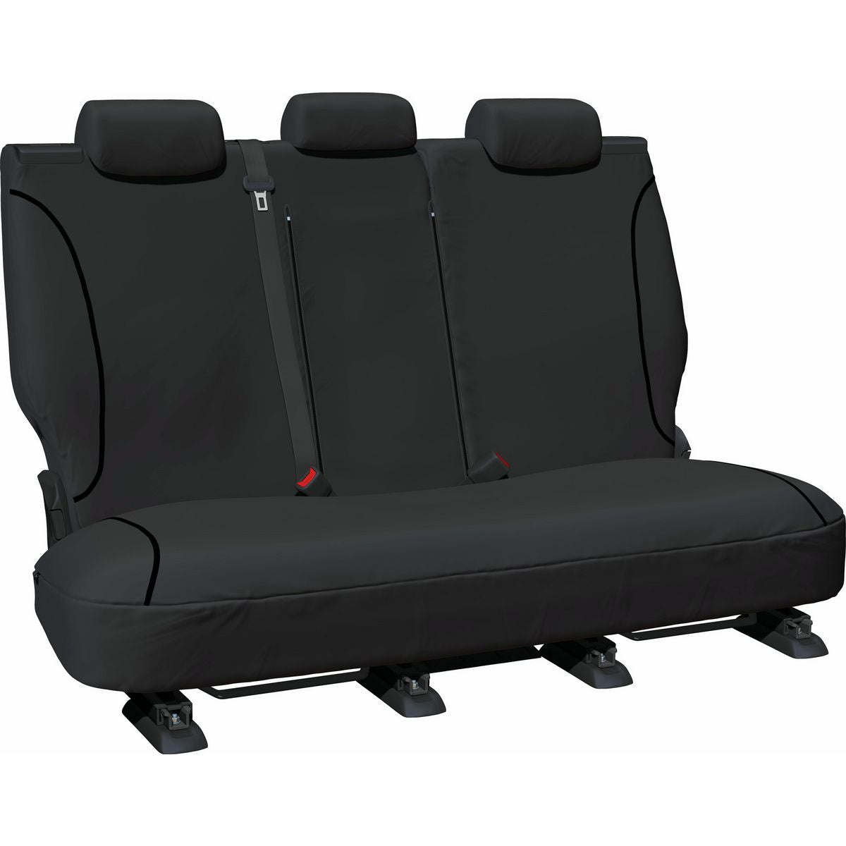 Sperling Tradies Canvas Middle Black Seat Covers Suits MUX RJ 2021-On RM5268TRB