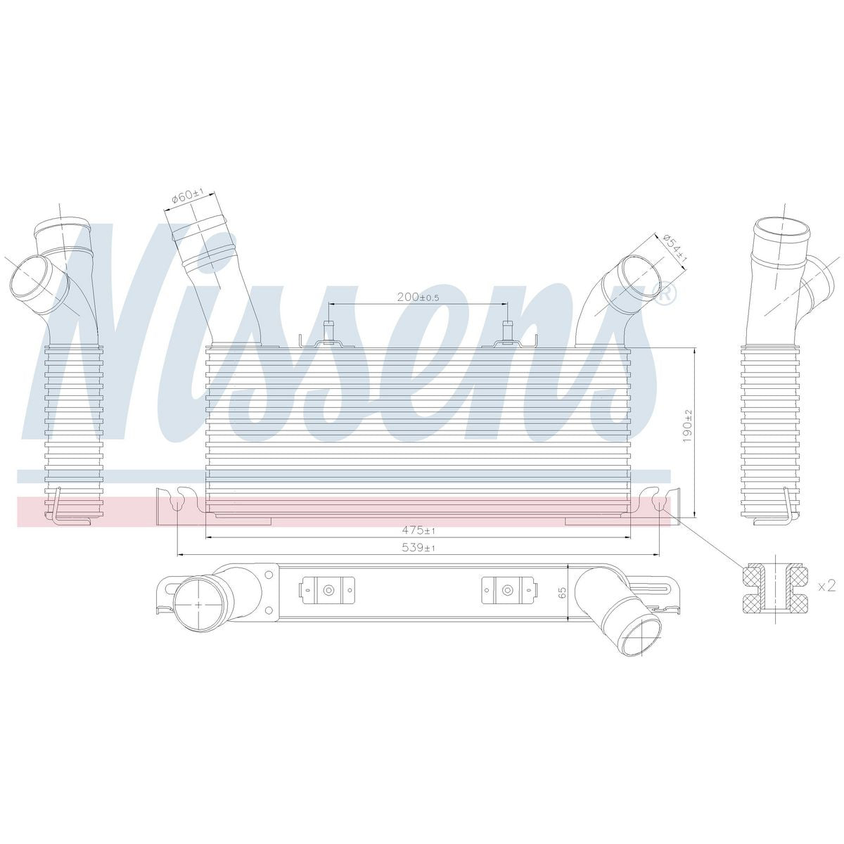 Nissens Intercooler 961006