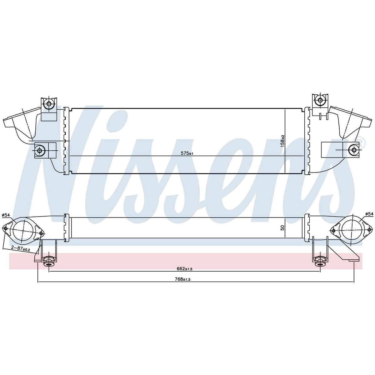 Nissens Intercooler 961010