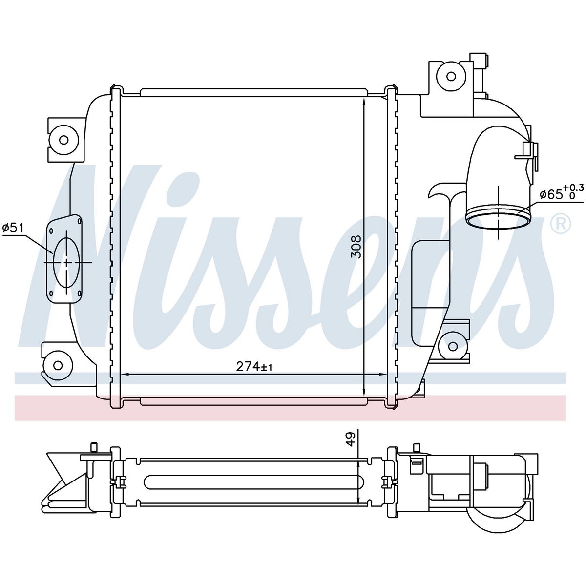 Nissens Intercooler 961424