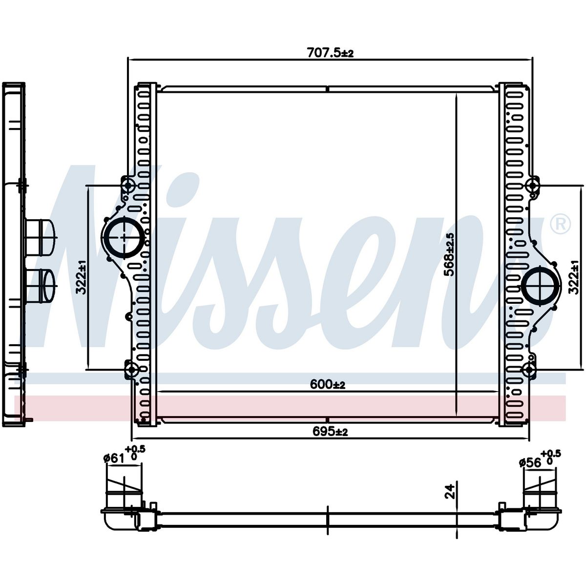 Nissens Intercooler 961506