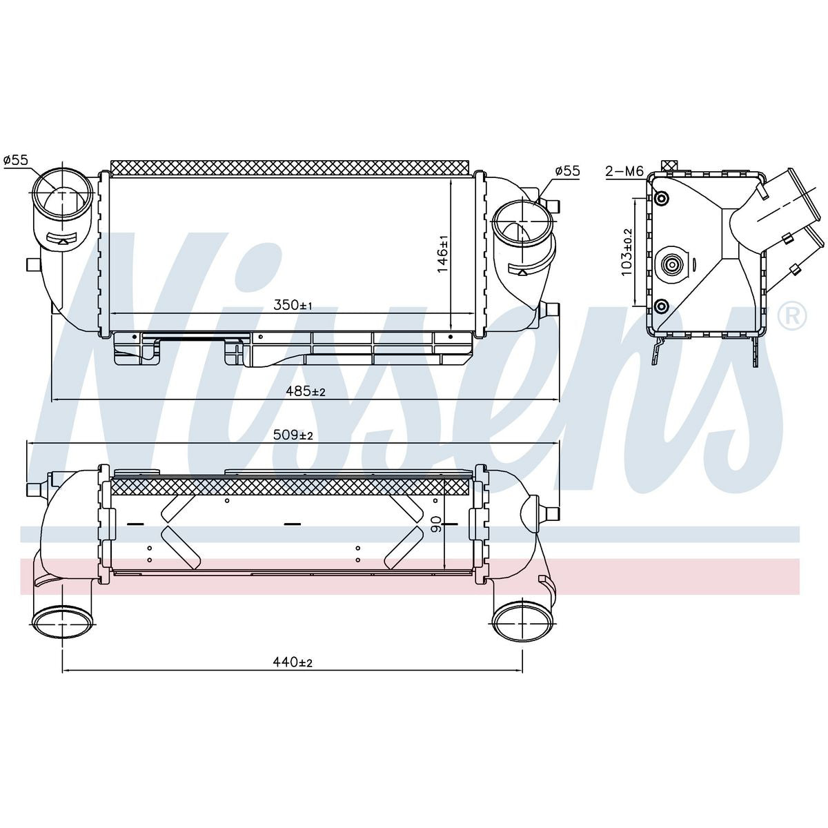 Nissens Intercooler 96192