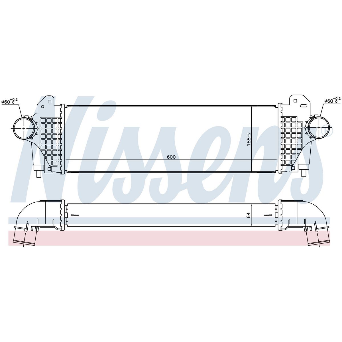 Nissens Intercooler 96245