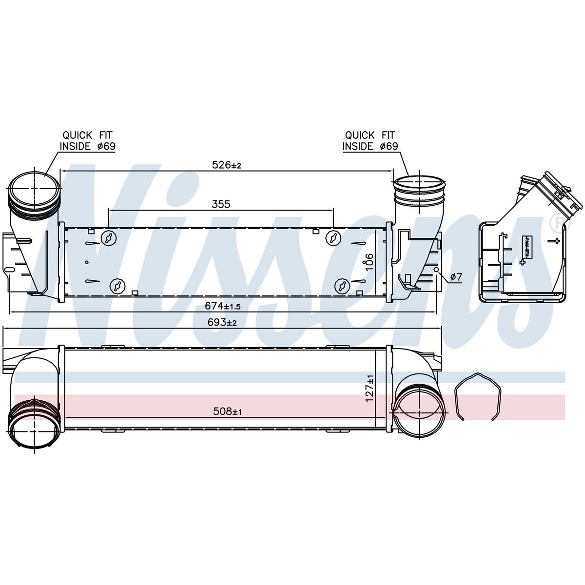 Nissens Intercooler 96337