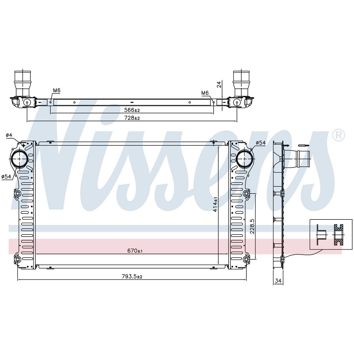 Nissens Intercooler 96347