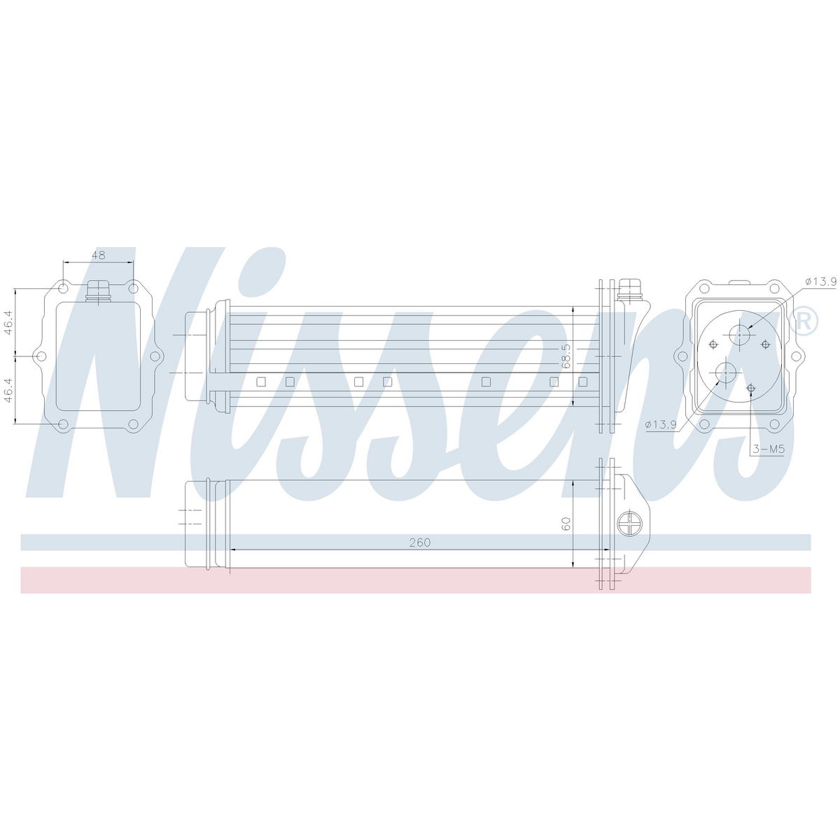 Nissens Intercooler 96432
