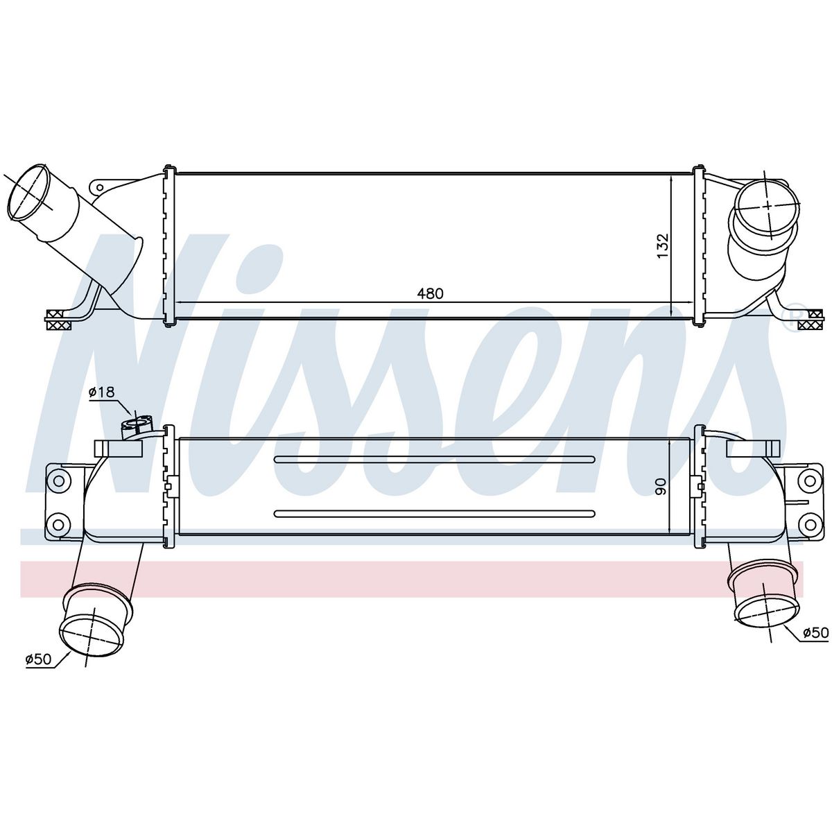Nissens Intercooler 96458
