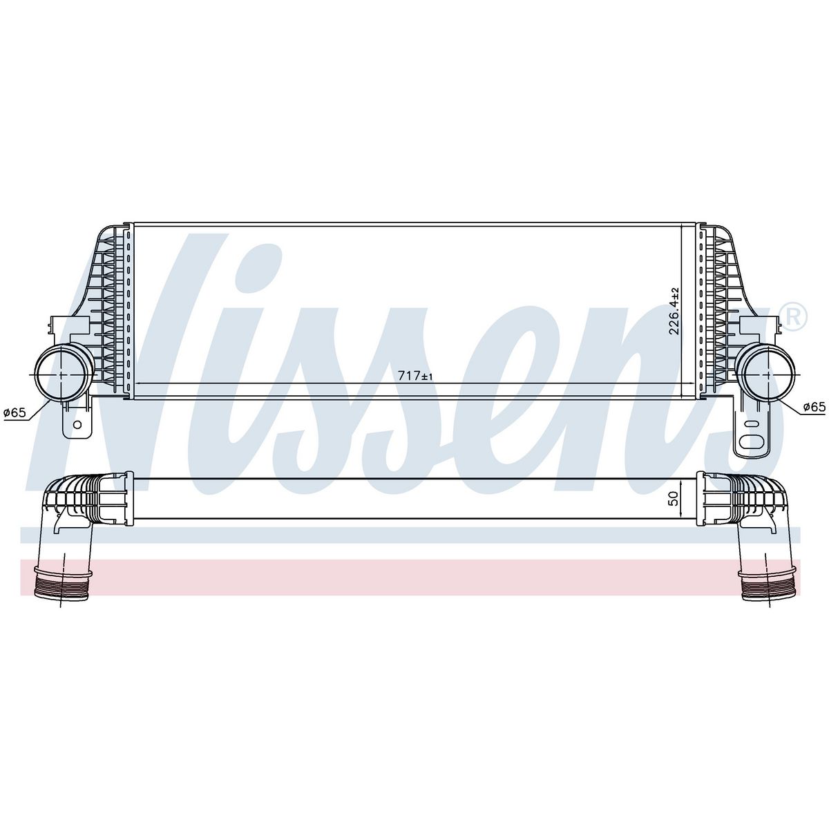Nissens Intercooler 96571