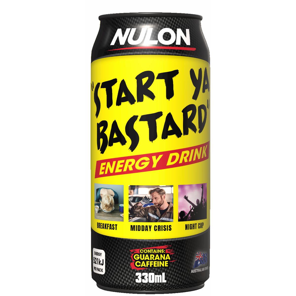 Nulon Start Ya Bastard Energy Drink 330mL