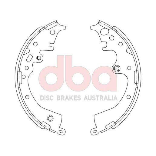 DBA Street Series Handbrake Shoe Set DBAS2053