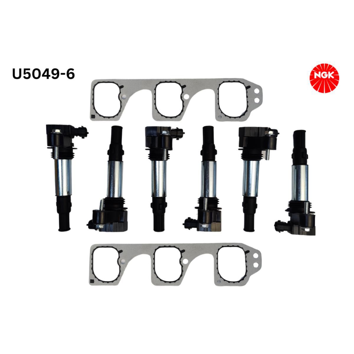 NGK Ignition Coil - 6pc Kit U5049-6