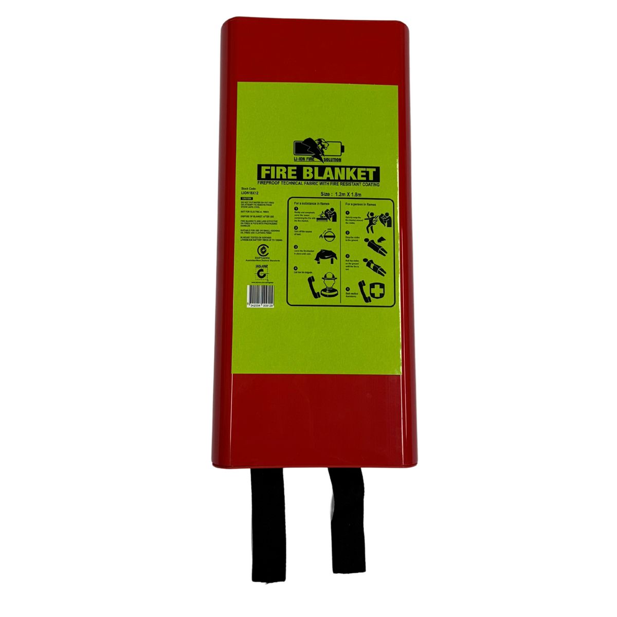 LION Li-Ion Fire Blanket 1.8 x 1.2metre LION18X12