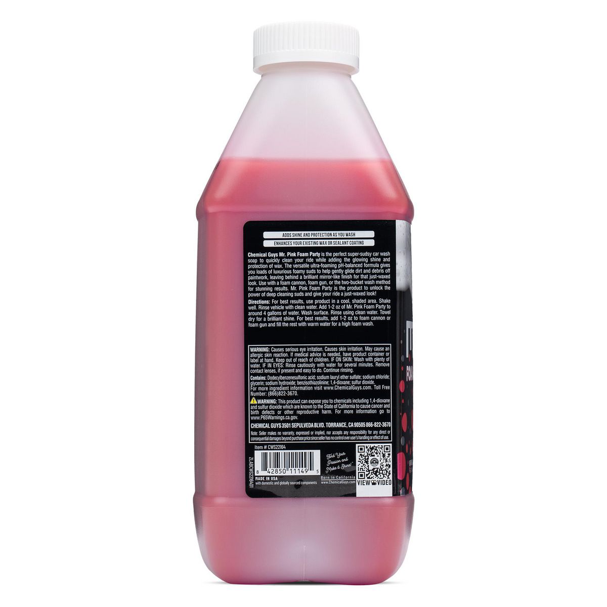 Chemical Guys MR. Pink Foam Party Wash & Wax 1.89L CWS22164