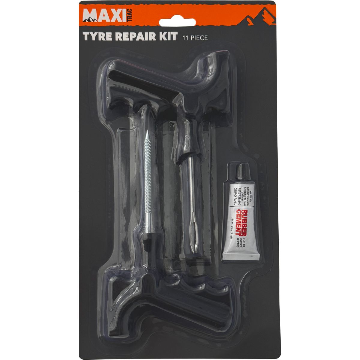 MaxiTrac 11 Piece Tyre Repair Kit MTTRK5