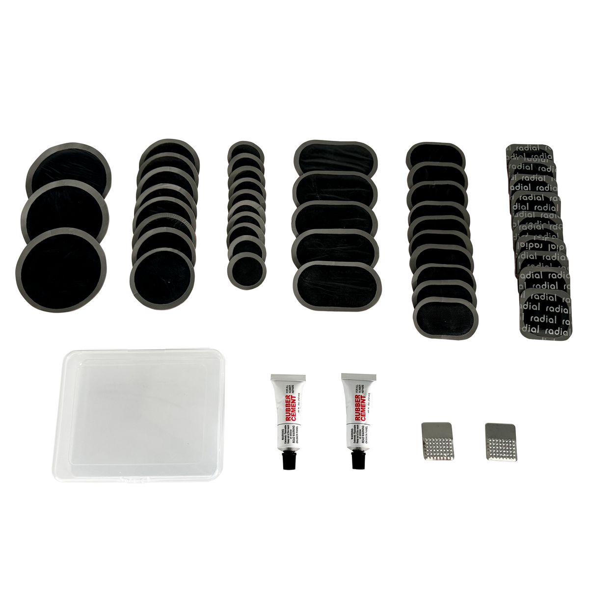 MaxiTrac 46 Piece Tyre Patch Kit MTTRK6