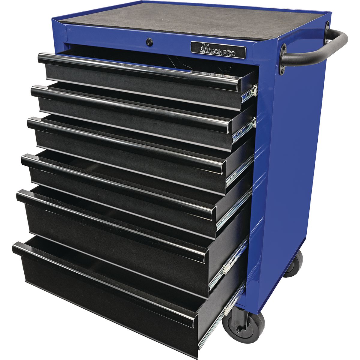 Mechpro 27 Inch 6 Drawer Tool Trolley 945mm Height MPBTT-27IN-6D