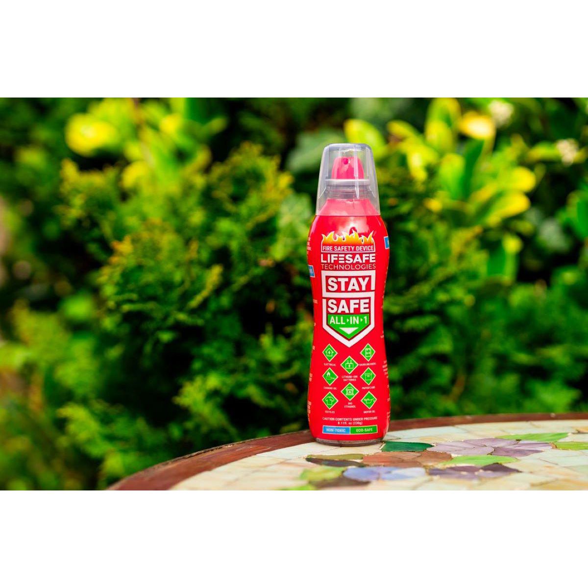 Stay Safe All-in-1 Aerosol Fire Extinguisher, 200ml LC417149