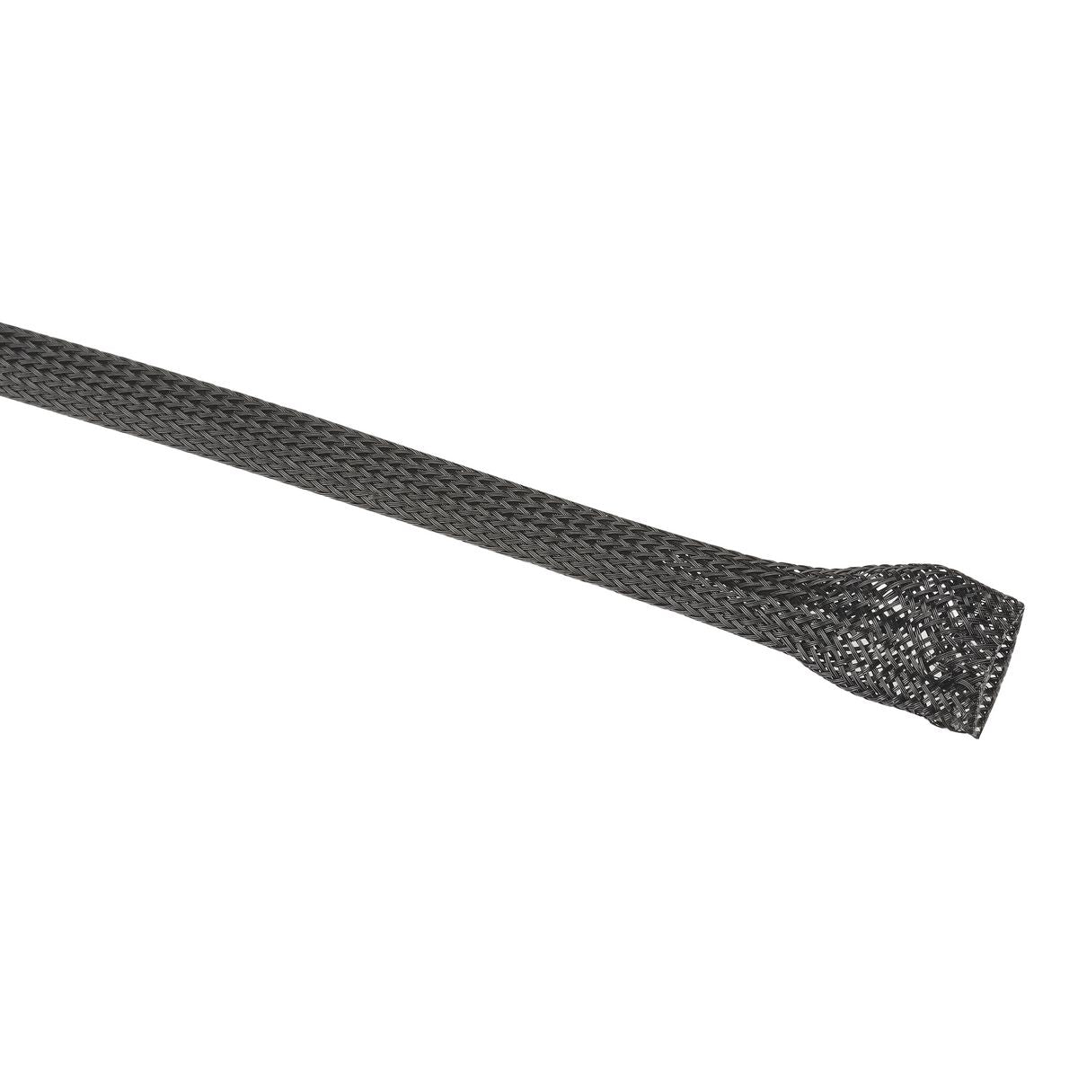 Narva Expandable Braided Sleeve 22MM 5 Metres, Black 56643-5