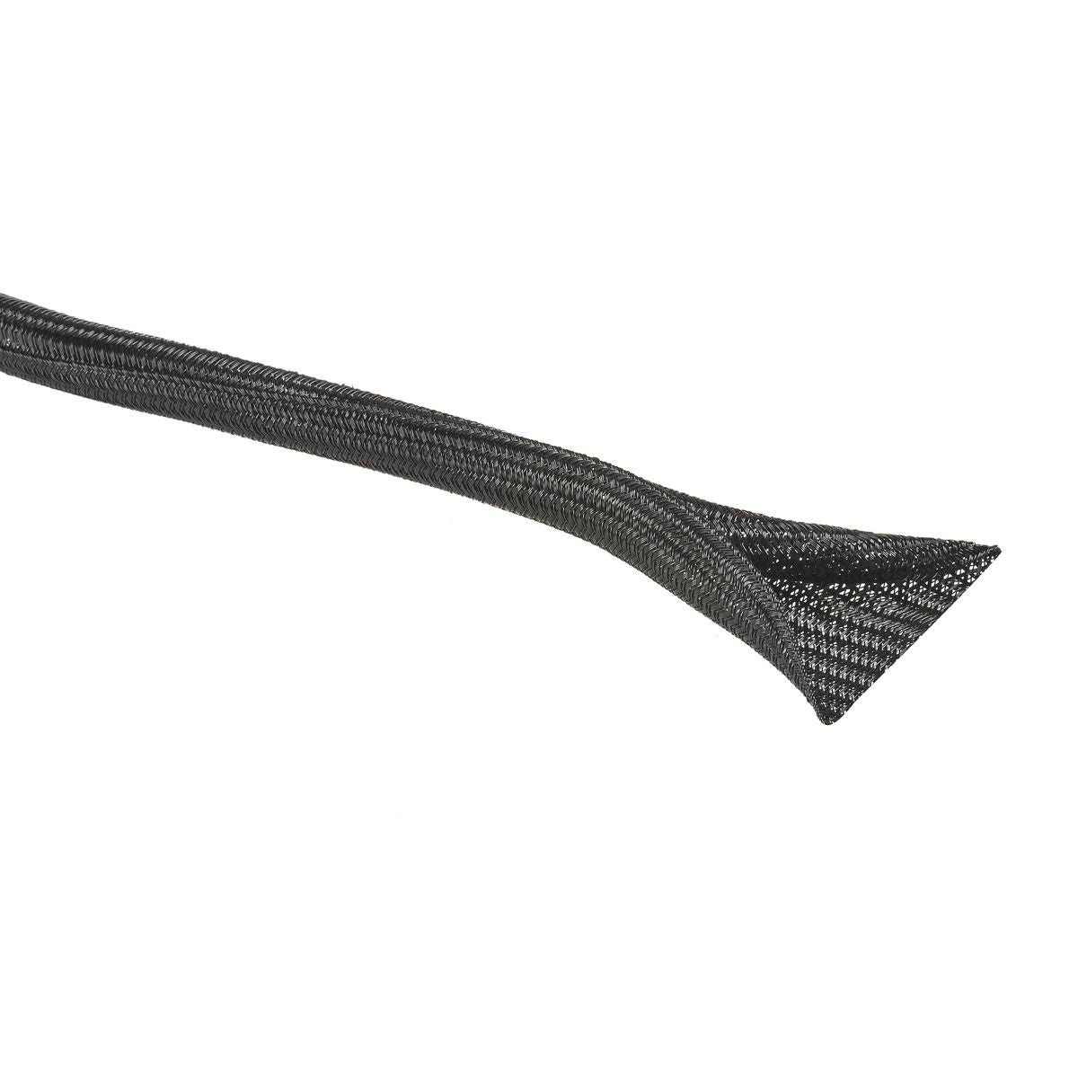 Narva S/Closing Braided Tube 13MM Split, 10M, Black 56788-10