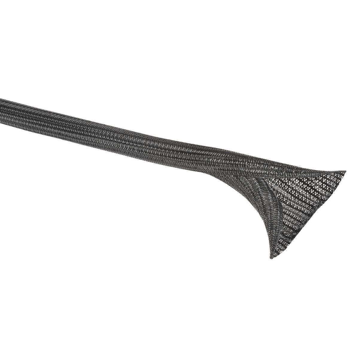 Narva S/Closing Braided Tube 16MM Split, 10M, Black 56789-10
