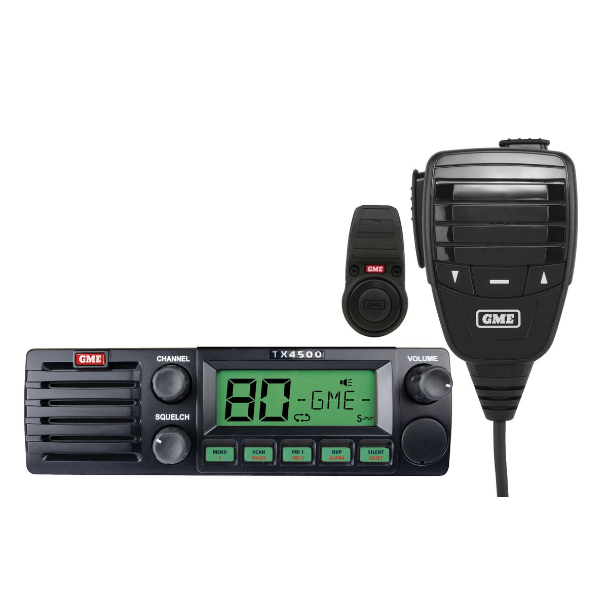 GME 5 Watt DIN Mount UHF CB Radio with Wireless PTT & ScanSuite TX4500WS2