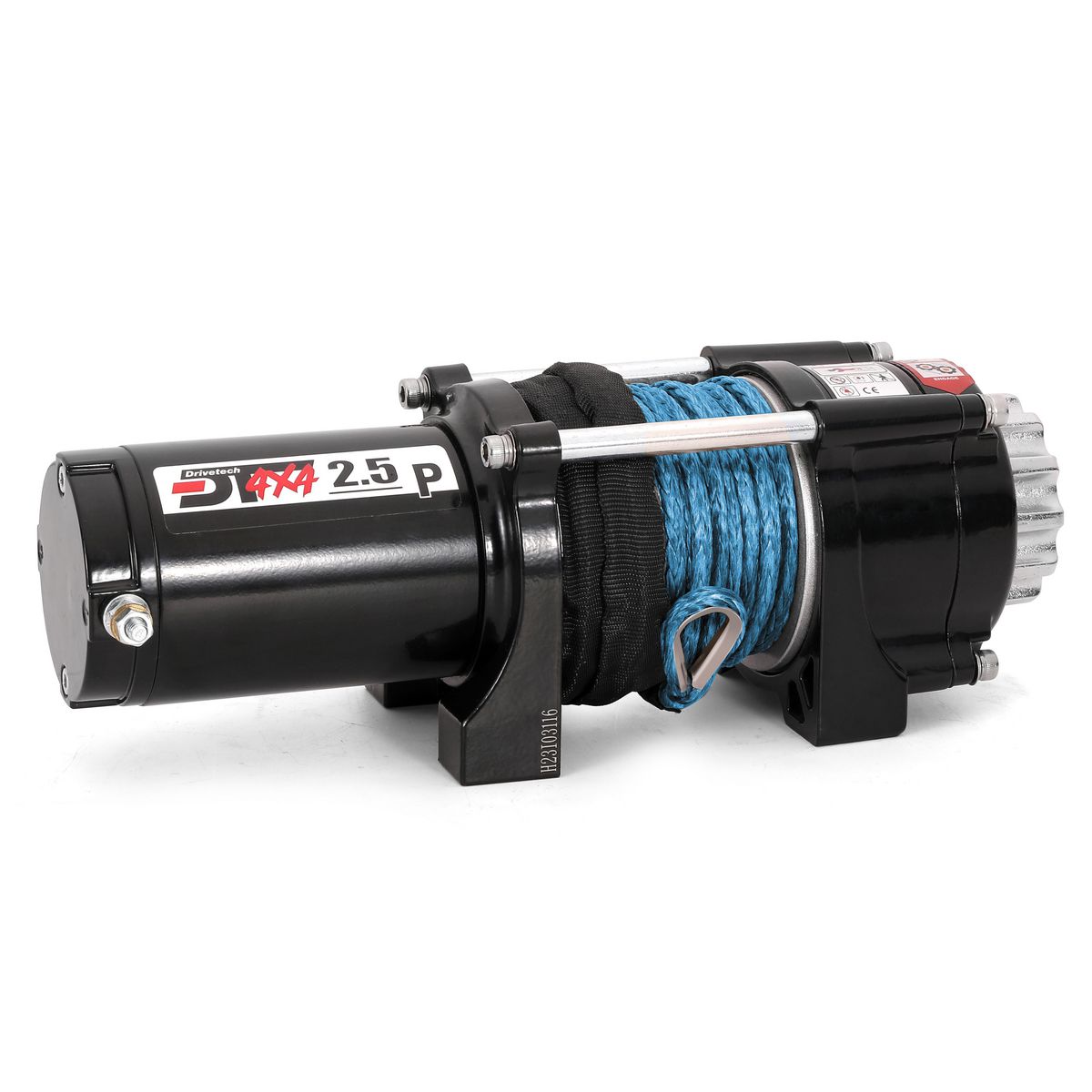 Drivetech 4X4 2500lb 12V ATV/Trailer Winch with Synthetic Rope DTW250012VD