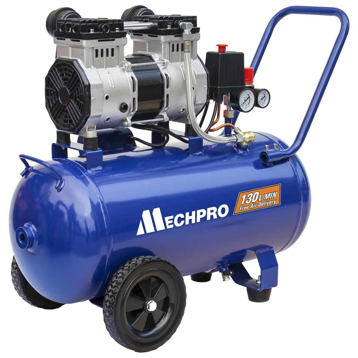 Mechpro Low Noise Oil Free compressor 2.0HP-40L(with pallet) MPB2040
