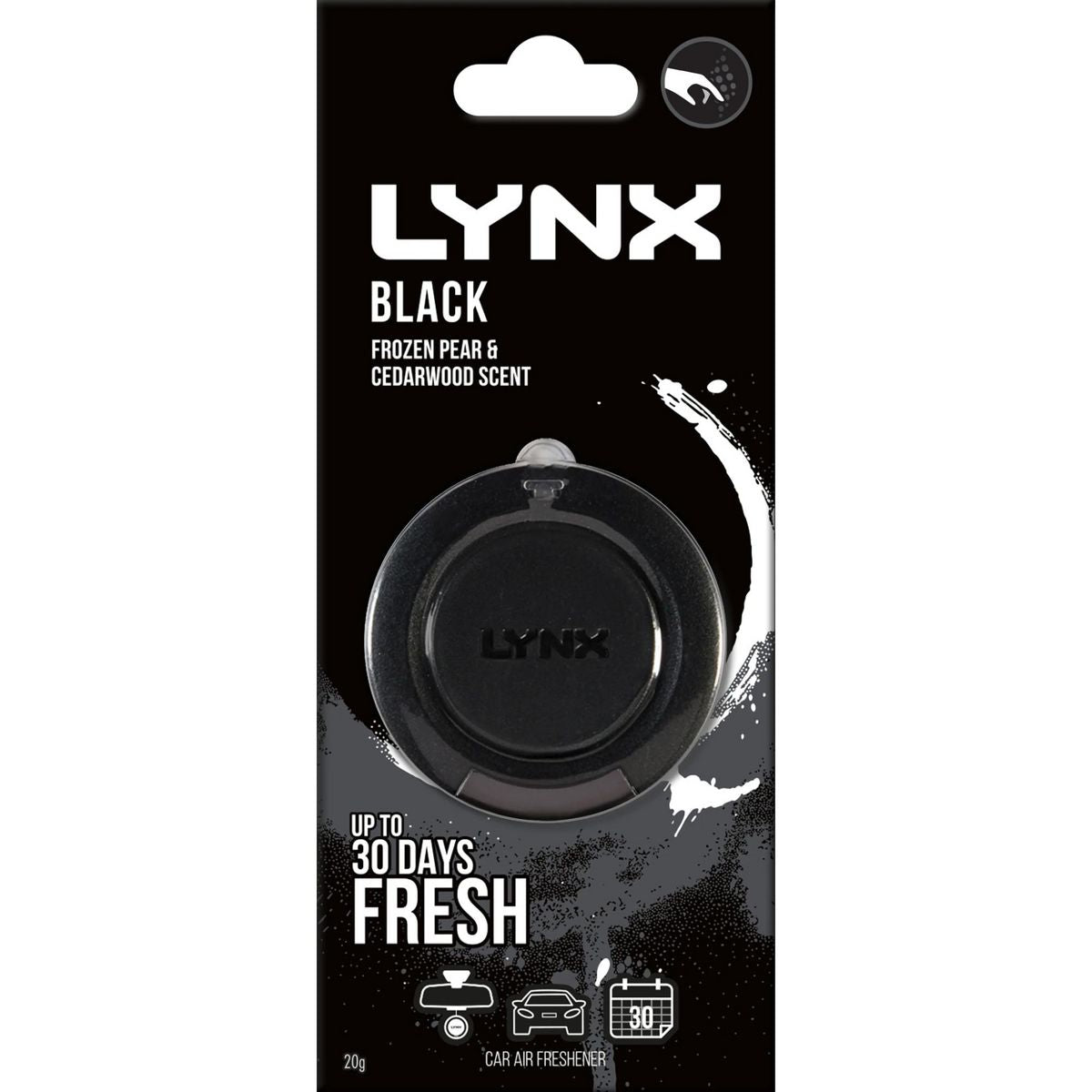 Lynx Car Air Freshener - 3D Hang Black Scent E303520900