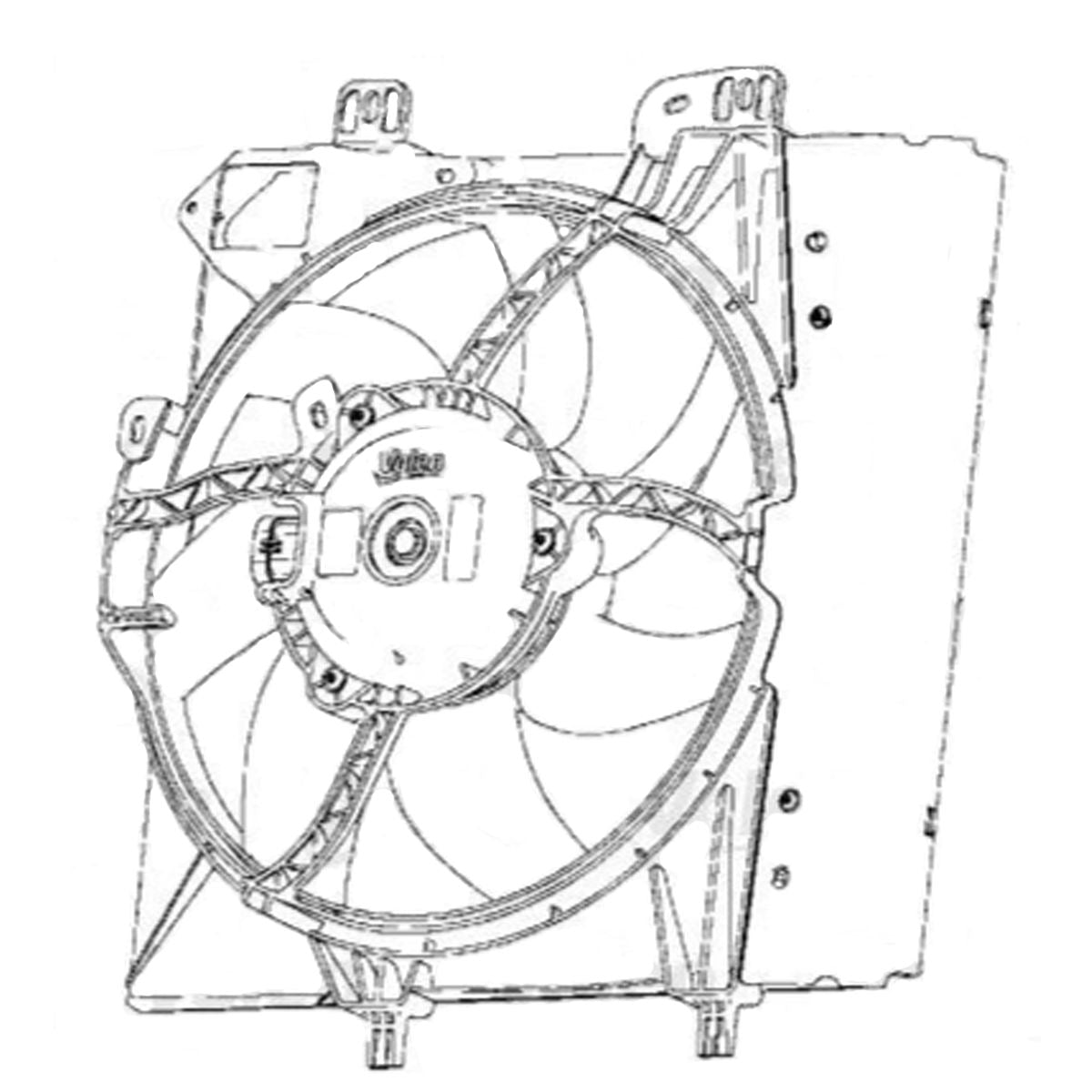 Valeo Electric Fan Assembly 696238
