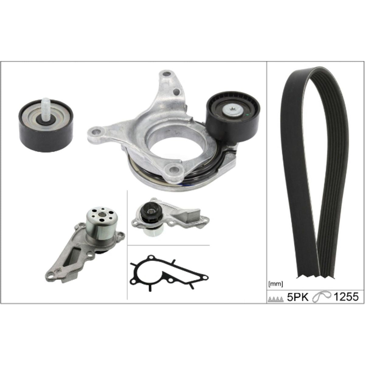 INA Water Pump, Tensioner & Belt Kit 529 0544 30