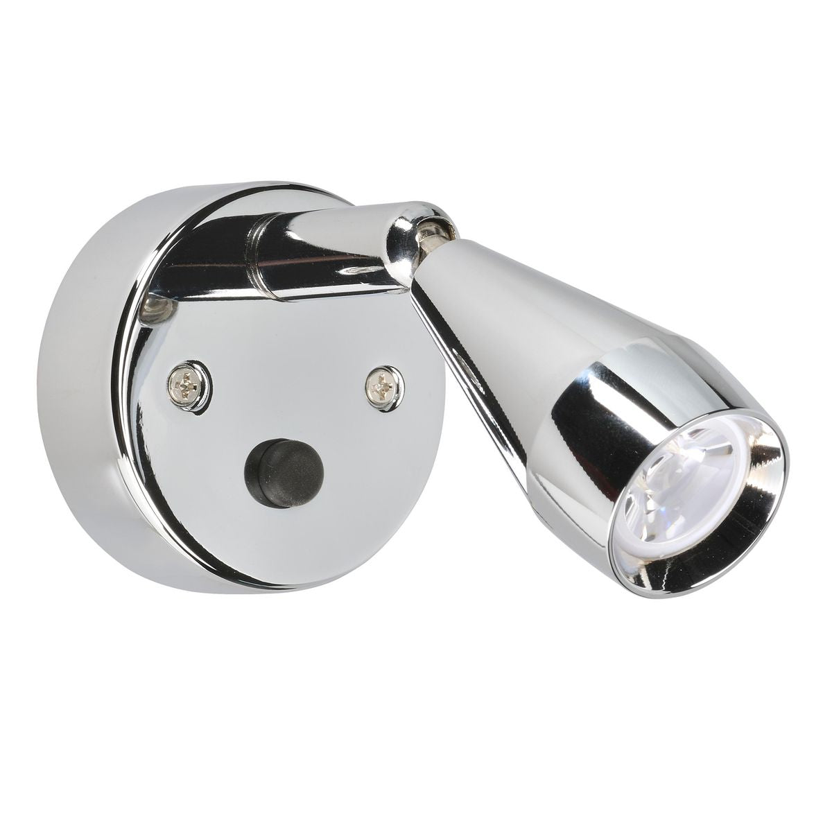 Narva 12 Volt Silver Interior Lamp With Touch Switch And 2A Usb Socket 87473