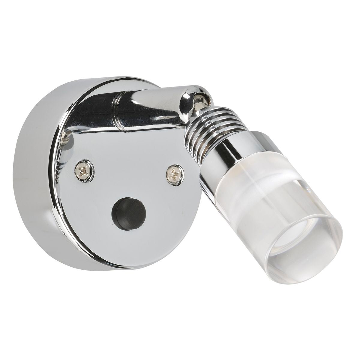 Narva 12 Volt Silver Interior Lamp With Touch Switch And 2A Usb Socket 87483