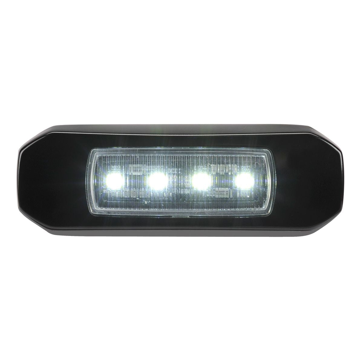 Narva 9-33 Volt Led Courtesy Lamp, Blue/White Output, Black Base 87607