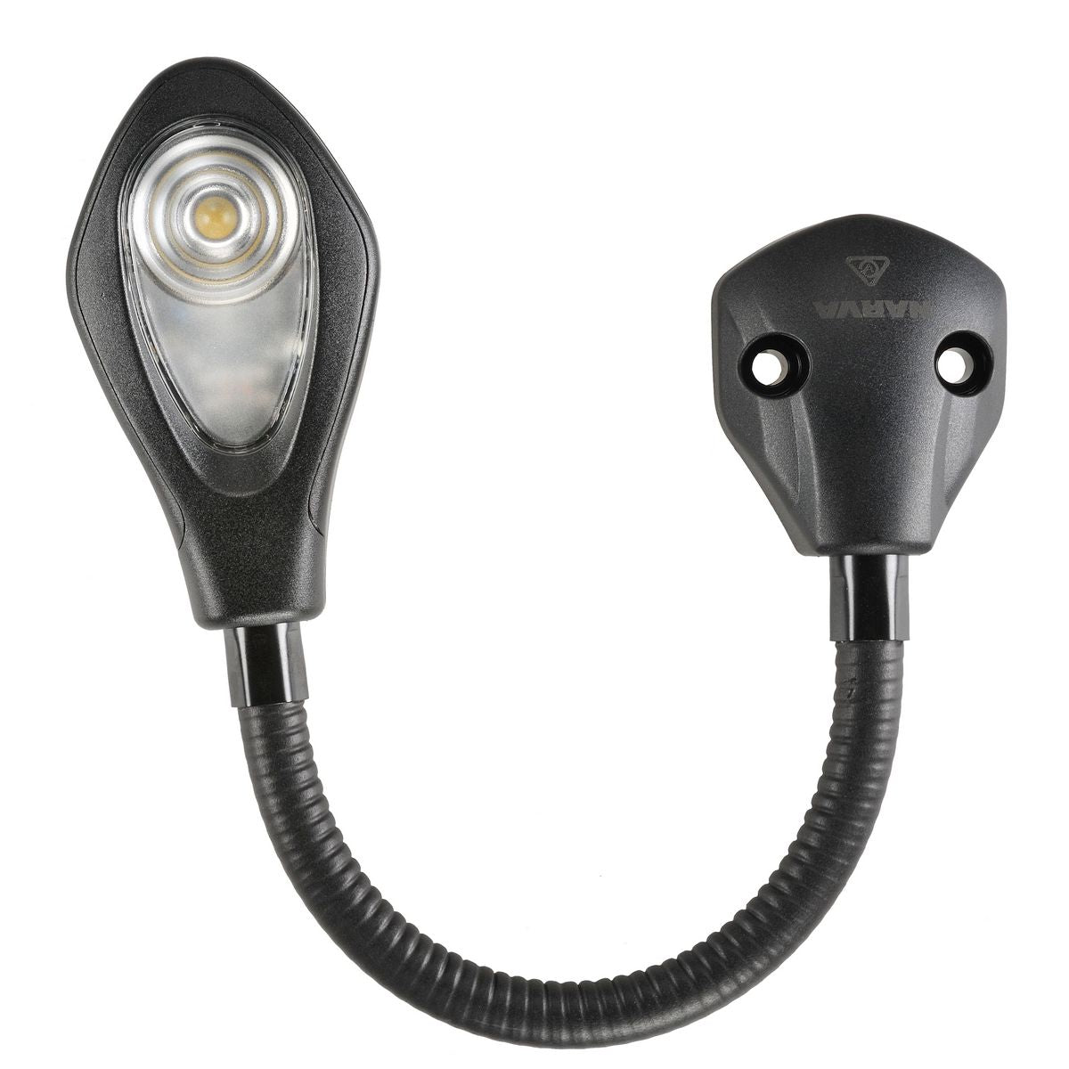 Narva 9-33 Volt Led Red/White Reading Lamp With 150Mm Flexible Arm And Fixed Mounting Bracket, Retail Pack 87687BL