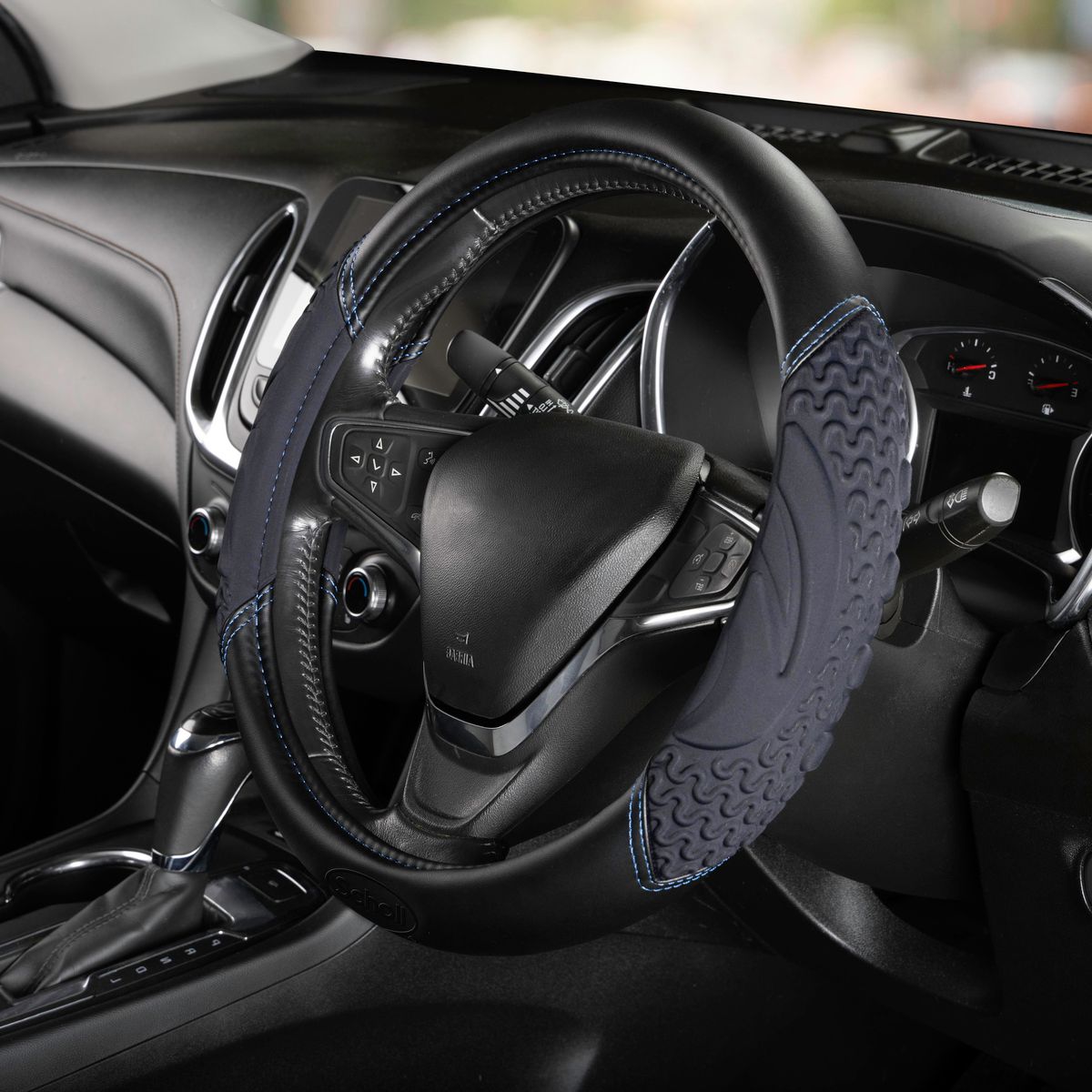 Scholl Massaging Gel Memory Foam Steering Wheel Cover 8302748