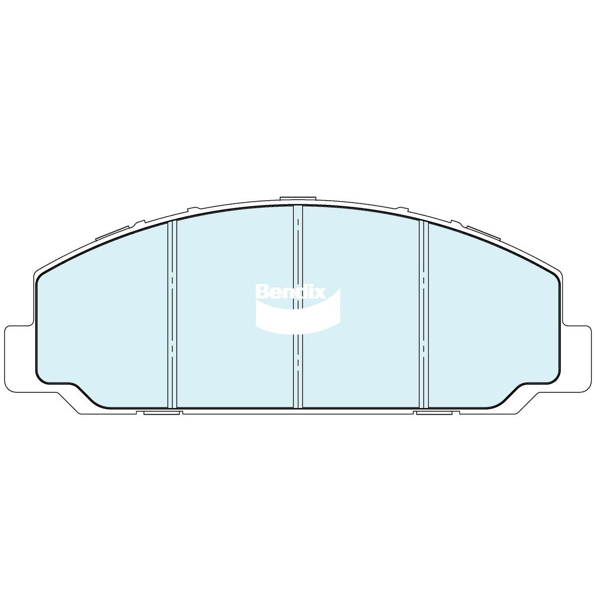 Bendix Protrans HD Disc Pad Set CVP1995 PTHD
