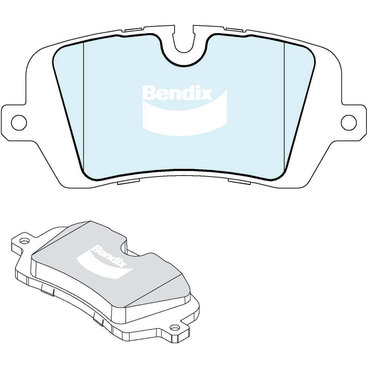 Bendix 4WD Brake Pad Set DB2433 4WD