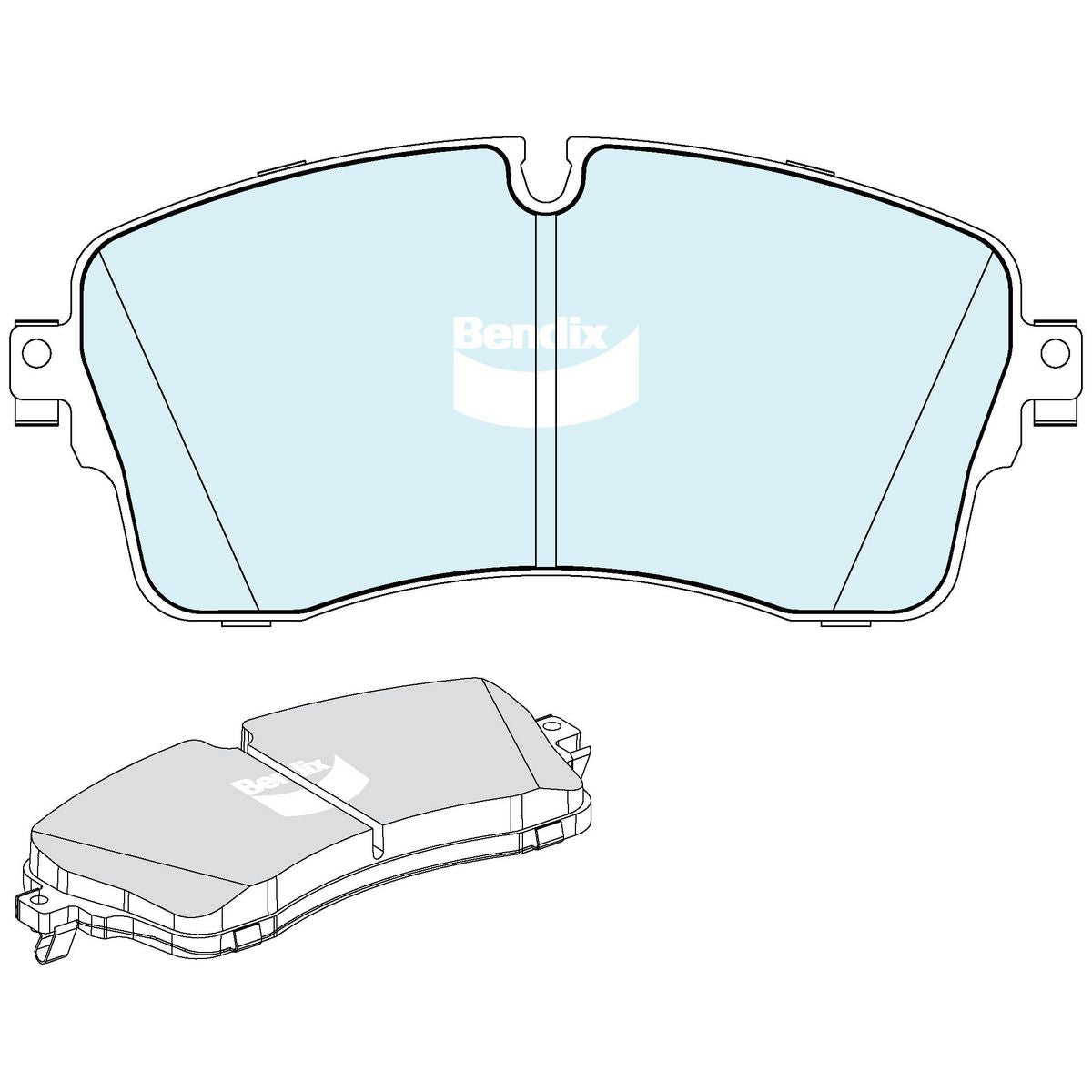 Bendix 4WD Brake Pad Set DB2686 4WD