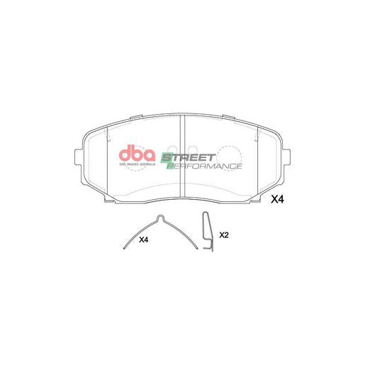 DBA Street Performance Brake Pad Set DB15252SP