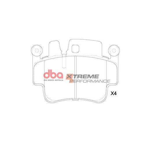 DBA Xtreme Performance Brake Pad Set DB1401XP
