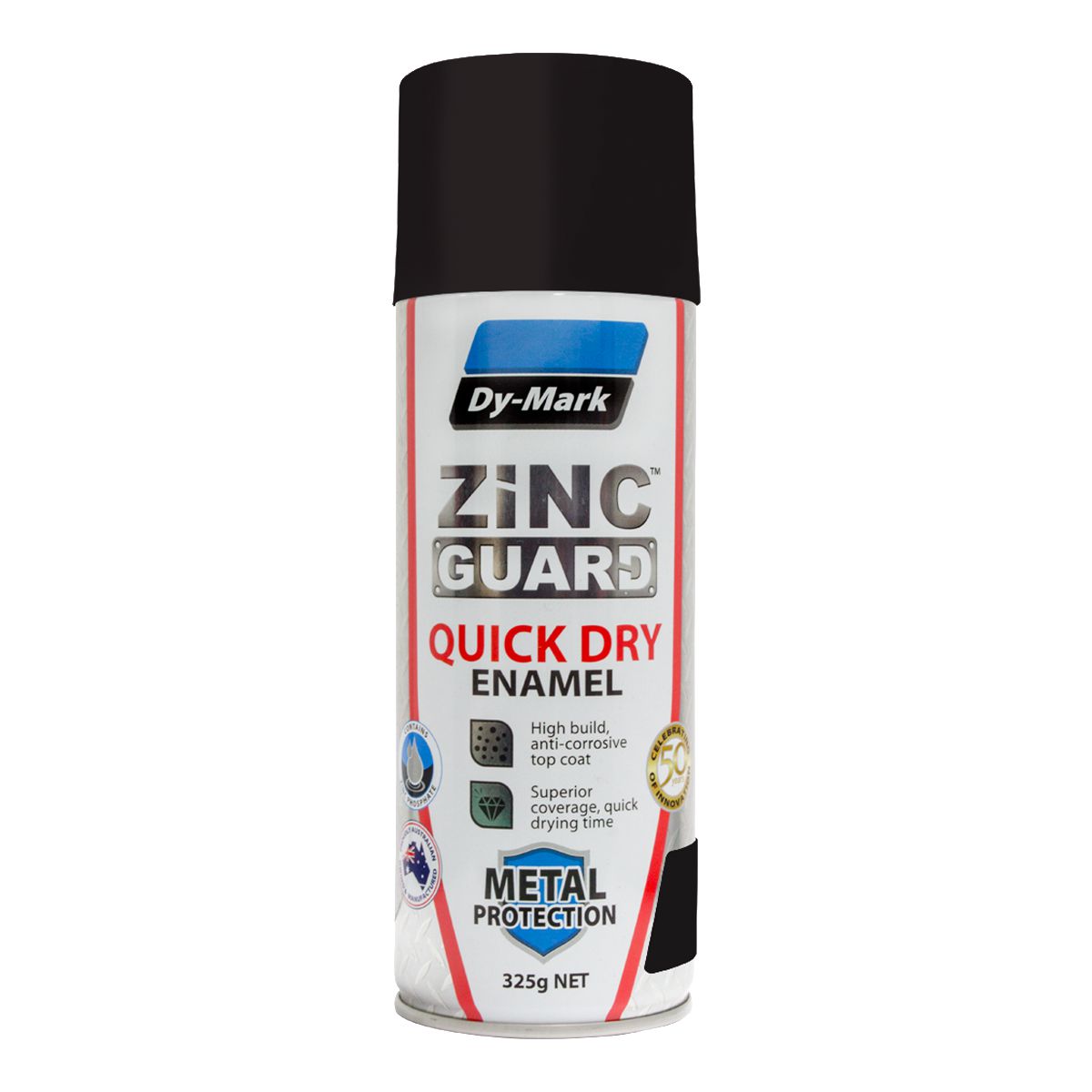 Dy-Mark Zinc Guard Quick Dry Enamel Flat Black 230932101