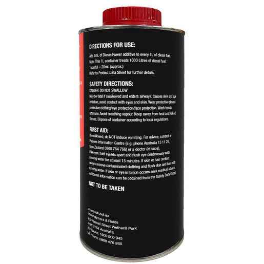 Chemtech Chemtech Diesel Power Fuel additive 1L CDP-1LM
