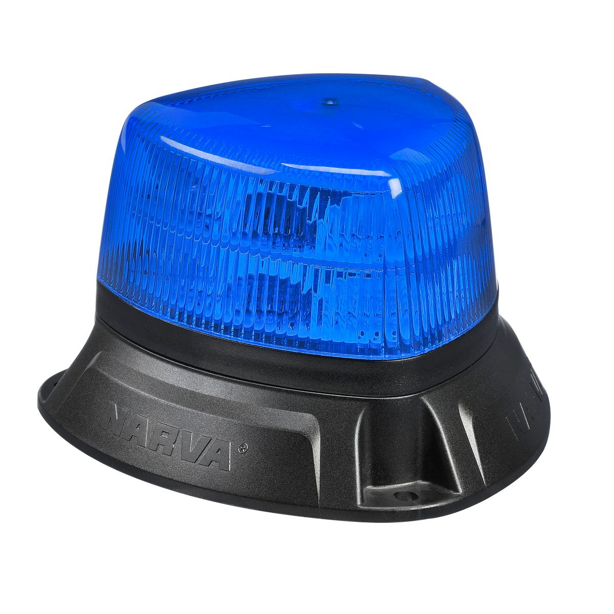 Narva 10-33 Volt 'Aerotech' Short LED Strobe Rotator - Blue - Flange Base 85606B