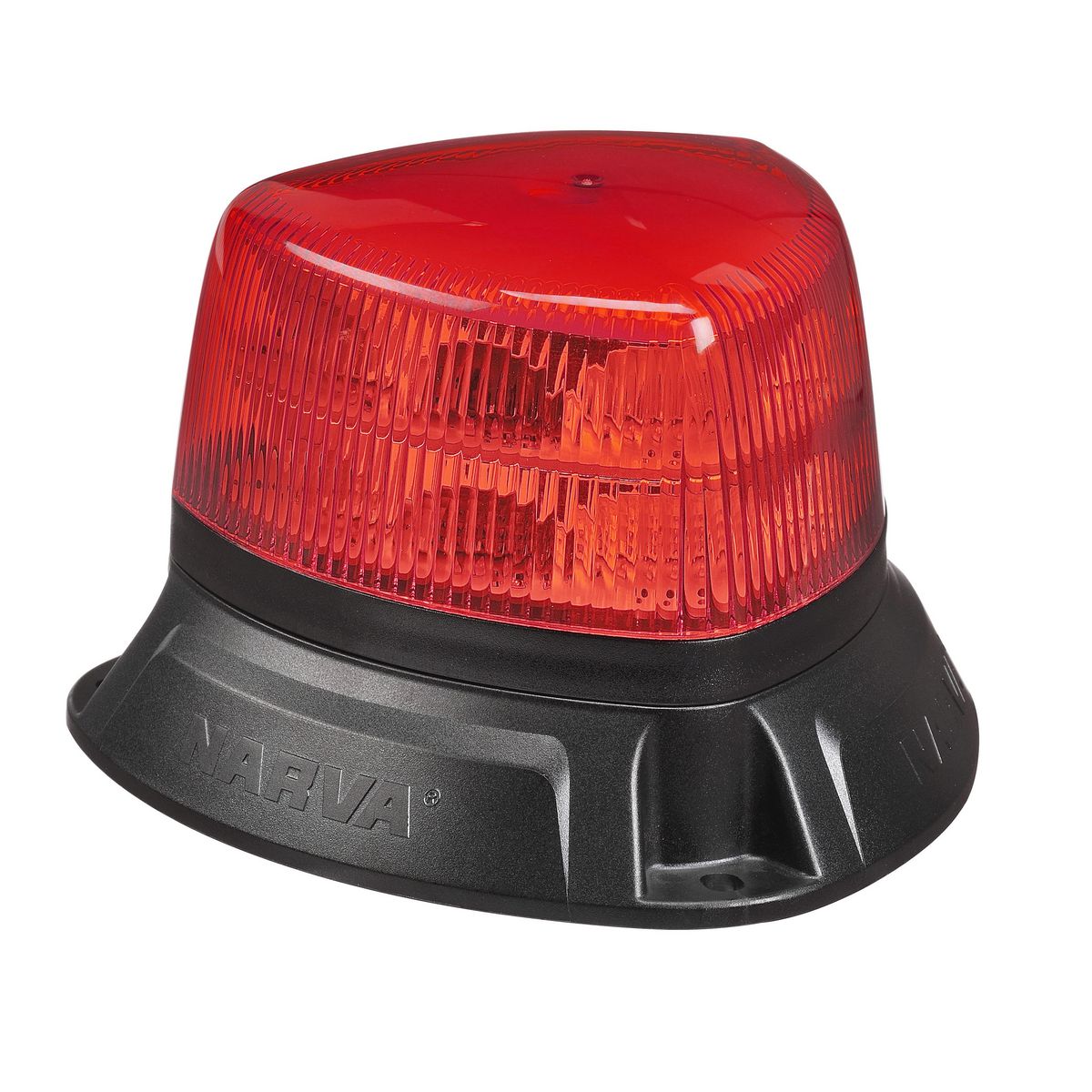Narva 10-33 Volt 'Aerotech' Short LED Strobe Rotator - Red - Flange Base 85606R